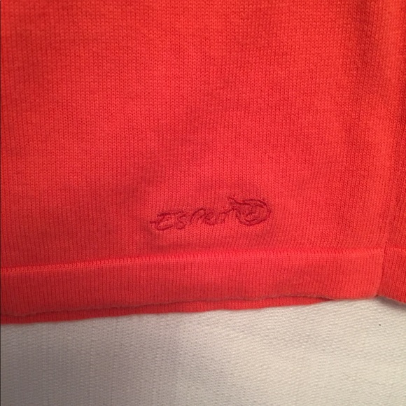 Esprit Soft Orange Knit Blouse - Picture 5 of 8